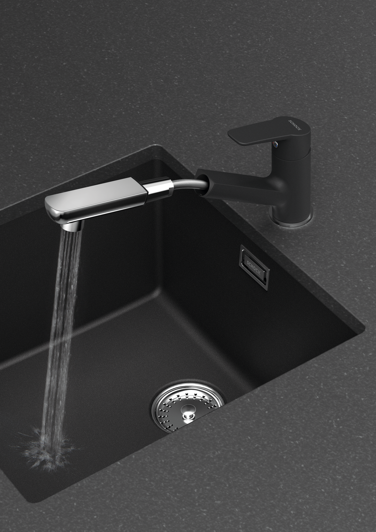 СМЕСИТЕЛ SCHOCK Daja Pull-out