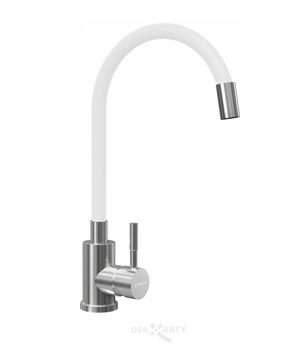 СМЕСИТЕЛ SCHOCK FLORA White