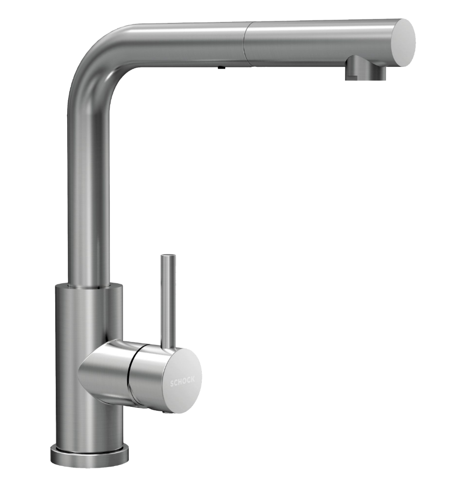 СМЕСИТЕЛ SCHOCK Kantus Pull-out Inox