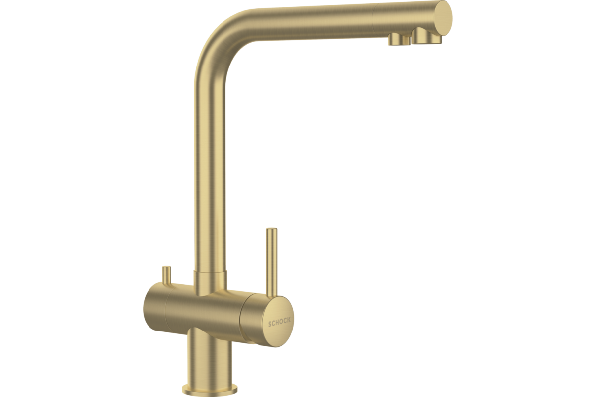 СМЕСИТЕЛ SCHOCK Vitus Fix White Gold