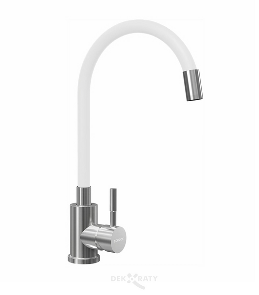 СМЕСИТЕЛ SCHOCK FLORA White