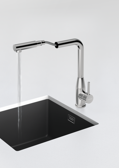 СМЕСИТЕЛ SCHOCK Keto Pull-out Inox