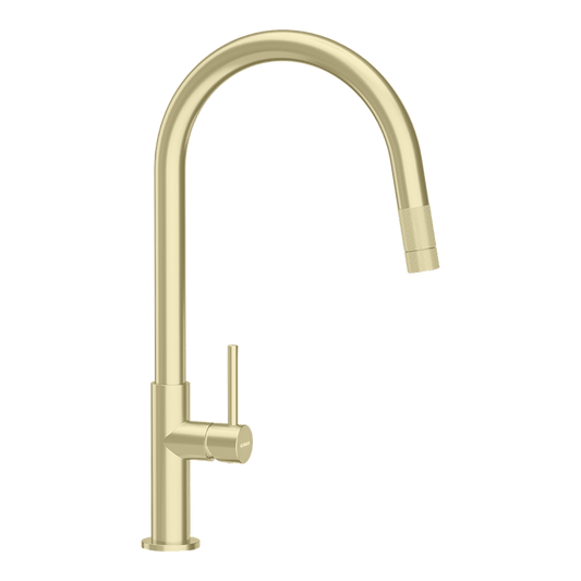 СМЕСИТЕЛ SCHOCK TALIA PULL OUT WHITE GOLD