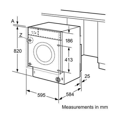 Пералня със сушилня BOSCH WKD28543EU