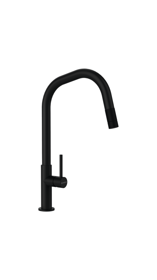 СМЕСИТЕЛ SCHOCK TALINOS PULL OUT BLACK