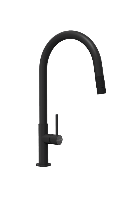 СМЕСИТЕЛ SCHOCK TALIA PULL OUT BLACK