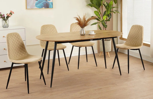 Трапезна маса ALBERT - 120-160/80/76 см разтегателна